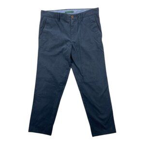 Lacoste Chino Pants Men’s‎ 34 Navy Blue Cotton Slim Fit Casual Trousers Classic